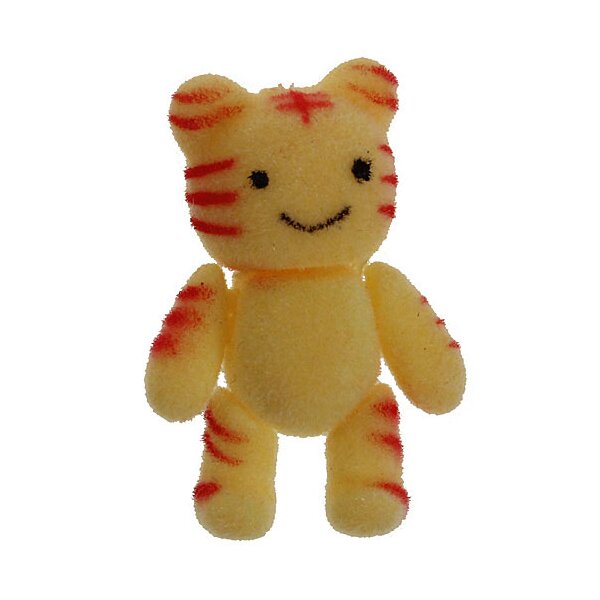 Mini-Tiger beflockt stehend 3,2 cm