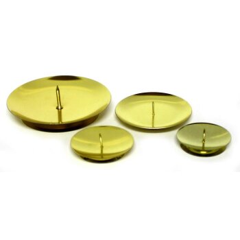 Tischkerzenhalter gold 75 mm Tischleuchter Kerzenleuchter