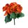 Stiefmütterchen-Busch orange 12 Blüten 22 cm Kunstblumen