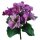 Stiefmütterchen-Busch flieder 12 Blüten 22 cm Kunstblumen
