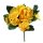 Künstlicher Primel-Busch gelb 18 Blüten 23 cm