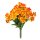 Künstliche Narzissen Osterglocken-Busch orange-gelb 42 Blüten 25 cm
