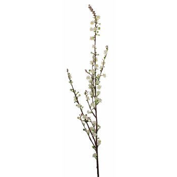 Prunus-Zweig weiss 92 cm künstliche Blütenzweige Seidenblumen