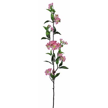 Apfelblütenzweig rosa 32 Blüten 80 cm