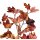 Herbstlicher Ahornzweig rot-orange 70 cm künstliche Herbstlaub-Zweige