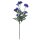 Kornblumen-Zweig hellblau 3 Blüten 3 Knospen 56 cm