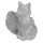 Grabfigur Katze mit Herz „Mein Liebling“  8,5 x 9 cm