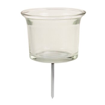 Teelichtglas-Stecker für Adventskränze und...