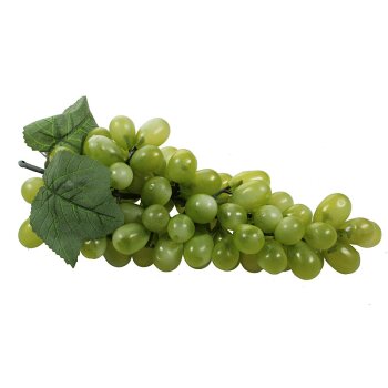 Deko-Weintrauben 25 cm grün mit 88 Weinbeeren