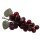 Deko-Weintrauben 10 cm burgund mit 24 Weinbeeren