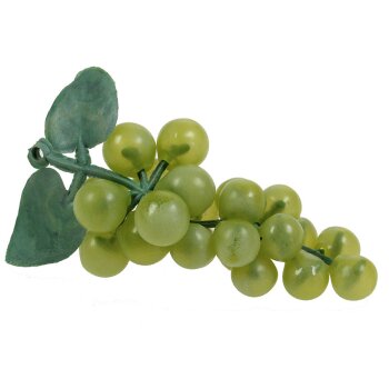 Deko-Weintrauben 10 cm grün mit 24 Weinbeeren