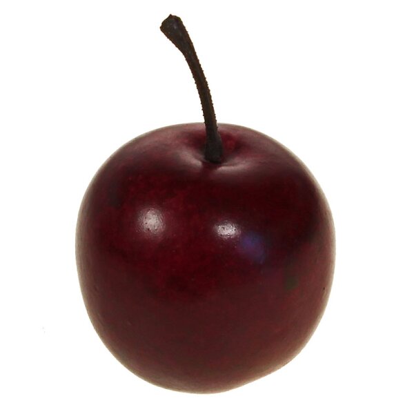 Deko-Äpfel dunkelrot 5 cm rote Weihnachtsäpfel zum Basteln