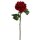 Samtrose rot 48 cm Velour-Rose Velvet-Rose