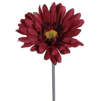 Deko-Gerbera bordeaux 53 cm Seidenblumen Kunstblumen