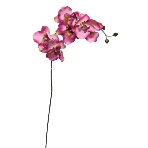 Künstliche Orchideen Rispe 80 cm pink Kunstblumen Seidenblumen