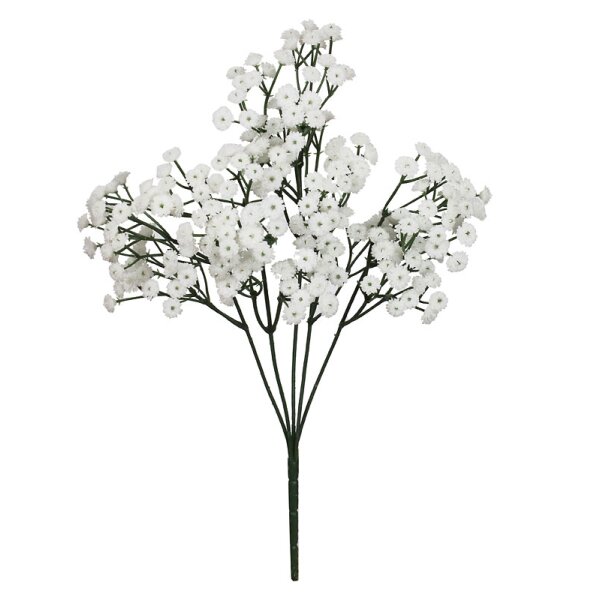 Großer Schleierkraut-Zweig 5fach verzweigt weiss 225 Blüten 42 cm