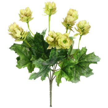 Hopfenzweig Deko-Hopfen 9 Blüten 25 cm