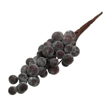 Weintraube bordeaux-blau bereift 23 cm mit 45 Beeren
