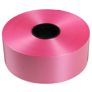 Ringelband Kräuselband Polyband 48 mm rosa