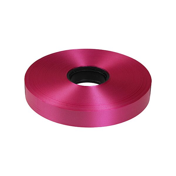 Ringelband Kräuselband Polyband pink 19 mm