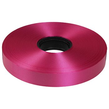 Ringelband Kräuselband Polyband pink 19 mm