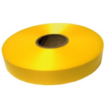 Ringelband Kräuselband Polyband gelb 19 mm
