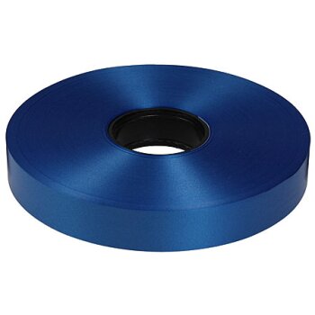 Ringelband Kräuselband Polyband blau 19 mm