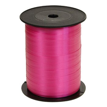 Ringelband Kräuselband Polyband pink 10 mm