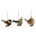 Deko-Vögel hängend aus Naturmaterial sortiert 11 cm Stückpreis