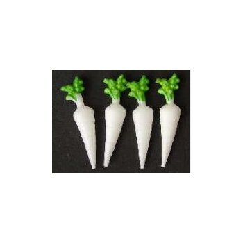 Mini-Rettich 2,5 cm Miniatur-Gemüse Mini-Gemüse