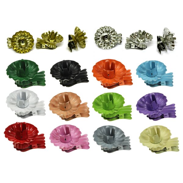 Baumkerzenhalter mit Kugelgelenk 40 mm in vielen Farben lieferbar