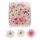 Margeriten-Blüten zum Streuen rosa-weiss 4 cm