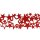 Sternchen-Band aus roten Filz 90 cm - Tischläufer - Girlande