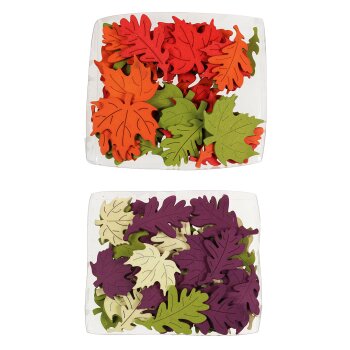 Herbstlaub-Mix Streudeko 4-5 cm in zwei Farbsortierungen und Packungsgrößen erhältlich