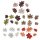 Herbstblätter dick Streudeko aus Holz 2,5 -5 cm in mehreren Farbensortierung erhältlich