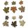 Streudeko Herbstlaub aus Holz 2,5-4,5 cm