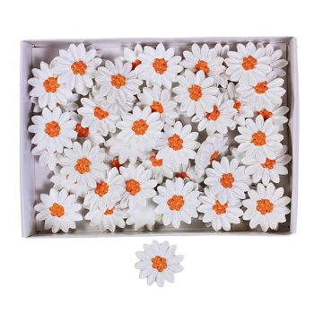 Edelweiss-Blüten Streudeko aus Polyresin 3 cm
