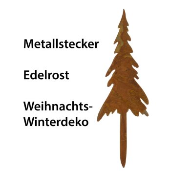 Roststecker als Tannenbaum in zwei unterschiedlichen Größen verfügbar