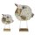 Deko-Schaf Wuschel stehend in zwei unterschiedlichen Größen