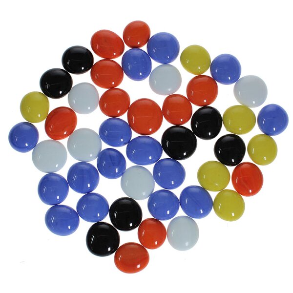 Glasnuggets 200 g 20 mm in verschiedenen Farben verfügbar