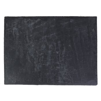 Schieferplatte rechteckig 22 x 16 cm mit rauher Kante Schiefertafel Schiefertablett