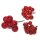 Beerenbund rot - von 1 cm bis  2,5 cm - Bastelbeeren, Minibeerenbund