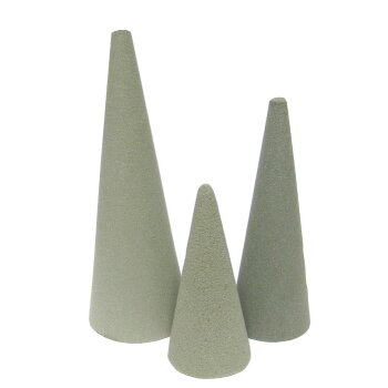 Steck-Kegel aus Trockensteckschaum - Steckpyramide
