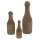 Holzflasche mini - in mehreren Größen