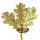 Hutrsträußchen 3 Blätter gold – 2 Eicheln gold 24 cm