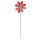 Sisalblumen-Blumen am Stab rot 30 cm