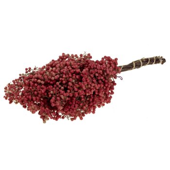 Pfefferbeeren-Zweige natur-rosa Pepperberries 25-30 cm 60g