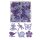 Holzstreu Frühjahrsmix lila-violett 3,5cm-4cm Großpackung 60 Stück