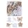 Holzstreu Frühjahrsmix natur-weiß 3,5cm-4cm Großpackung 60 Stück
