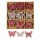 Holz-Schmetterlinge zum Basteln 4 cm Rosa-Mix Großpackung 54 Stück